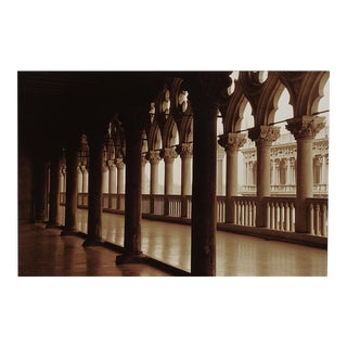 Vintage 1990's Sepia Toned Arches Gallery Photograph For Sale