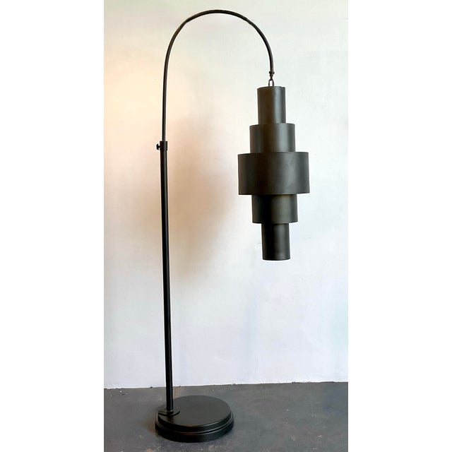 Vintage Global Views Arc Floor Lamp For Sale - Image 11 of 12
