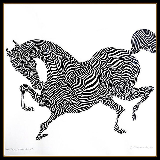 Message us to inquire about custom framing options! (Included for free with every purchase) The artwork here, "Etude...