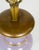 Mauve Lilac Alexandrite Glass Amphora Lamp W/ Gilded Accents For Sale - Image 8 of 9