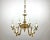 1960s Vintage French Gilt Brass 6-Arm Chandelier, 1960s For Sale - Image 5 of 11
