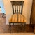 Black Pair Italian Neo Classical Painted Side Chairs For Sale - Image 8 of 10