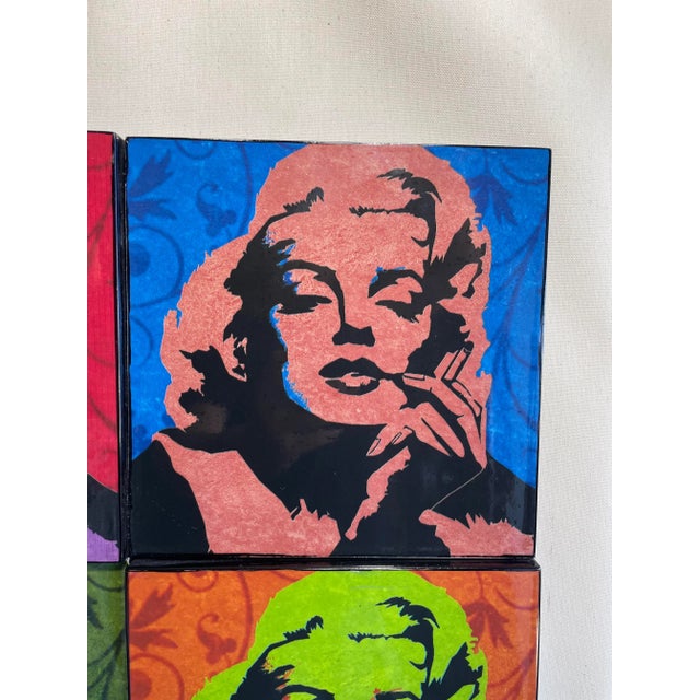 1980s "Marilyn Monroe With Cigarette" Pop Art Polyptych Silkscreen Installation For Sale - Image 4 of 13