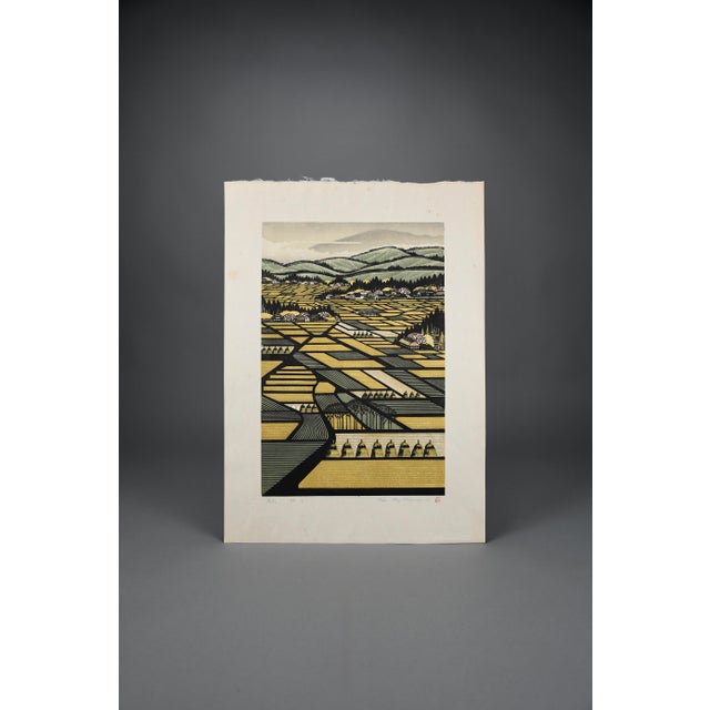 Ray Morimura, Gassan, 1998, Woodblock For Sale - Image 6 of 16