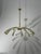 Gold 12-Light Spider Hanging Lamp in Brass and Murano Glass in the style of Ercole Barovier, 1950 For Sale - Image 8 of 15
