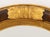 Regency Style Walnut and Giltwood Framed Circular Convex Mirror, with reeded and foliate design. 29.5" Diameter; overall:...