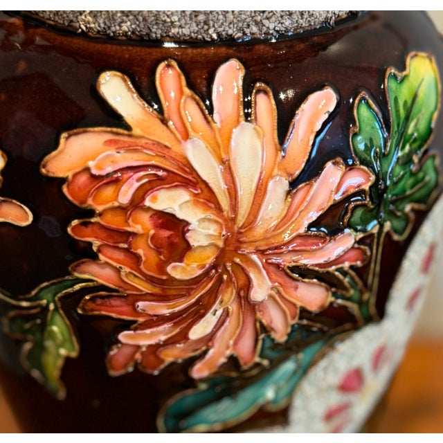 Edouard Gilles French Ceramic Vases, Pair, Circa 1880 For Sale In New York - Image 6 of 13