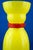 20th Century Large Yellow Glass Vase by Periev R. Pint, Barovier and Toso Collection, Czechoslovakia, 1980s For Sale - Image 12 of 18