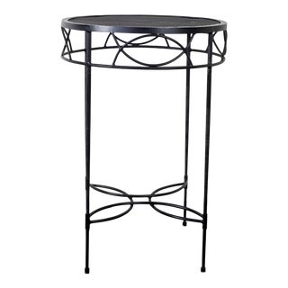 Italian Janus Et Cie Amalfi Collection Powder Coated Epoxy Coated Side Table For Sale