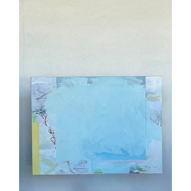 Vintage Original Abstract Oil on Canvas For Sale In West Palm - Image 6 of 12