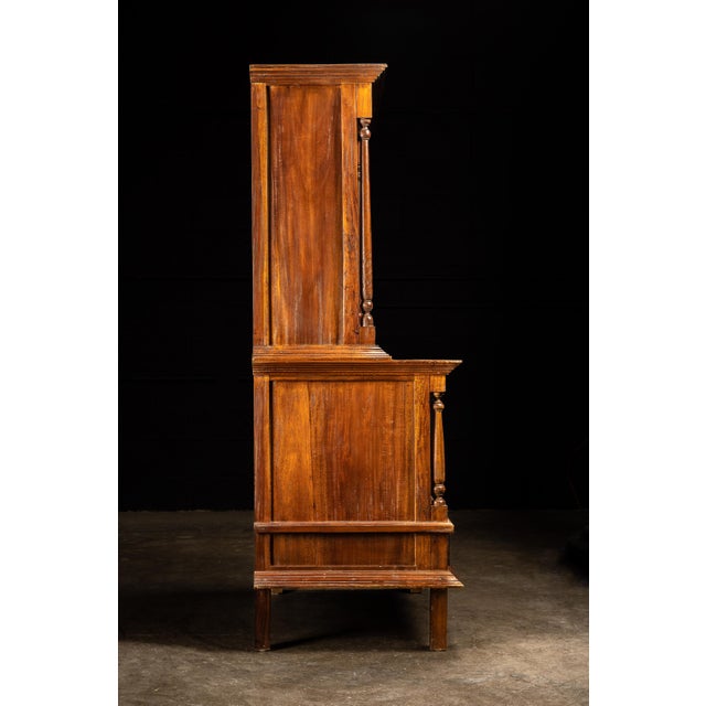 Early 20th Century Early 20th Century Wooden Farmhouse Hutch For Sale - Image 5 of 9