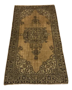 Vintage Bohemian Area Handmade Rug- 4′8″ × 8′4″