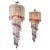 Italian Spiral Chandeliers in Murano Glass, 1960s, Set of 2 For Sale - Image 6 of 6