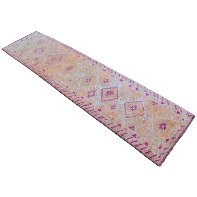 1960s 1960s Vintage Kurdish Runner For Sale - Image 5 of 12