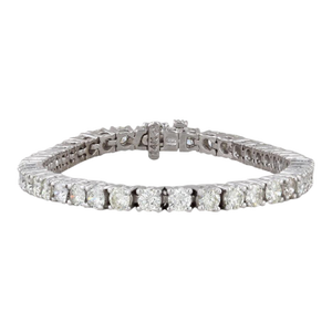 8ctw Diamond Tennis Bracelet 14k White Gold 6.75" 4.3mm