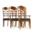 Young Manufacturing Mid Century Walnut and Burlwood Dining Chairs - Set of 6 For Sale - Image 12 of 12