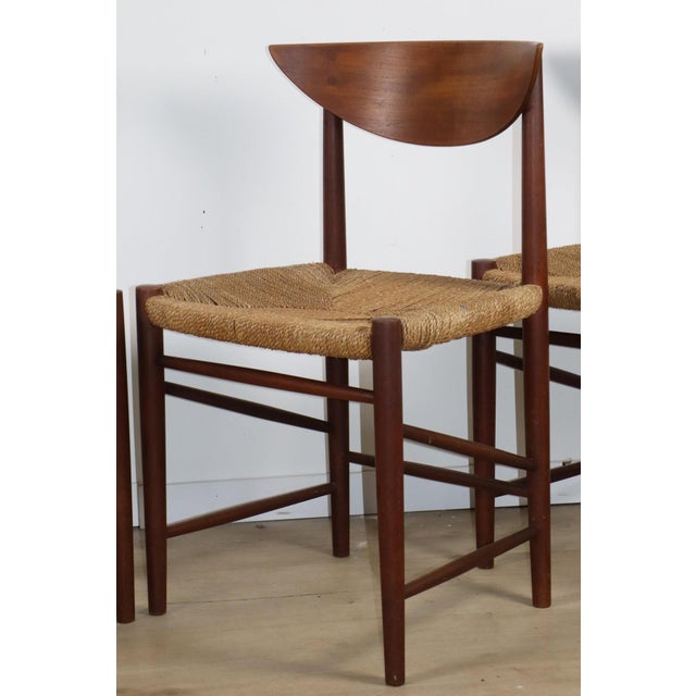 Scandinavian Teak and Rope Chairs by Peter Hvidt, 1960s, Set of 4 For Sale - Image 13 of 18