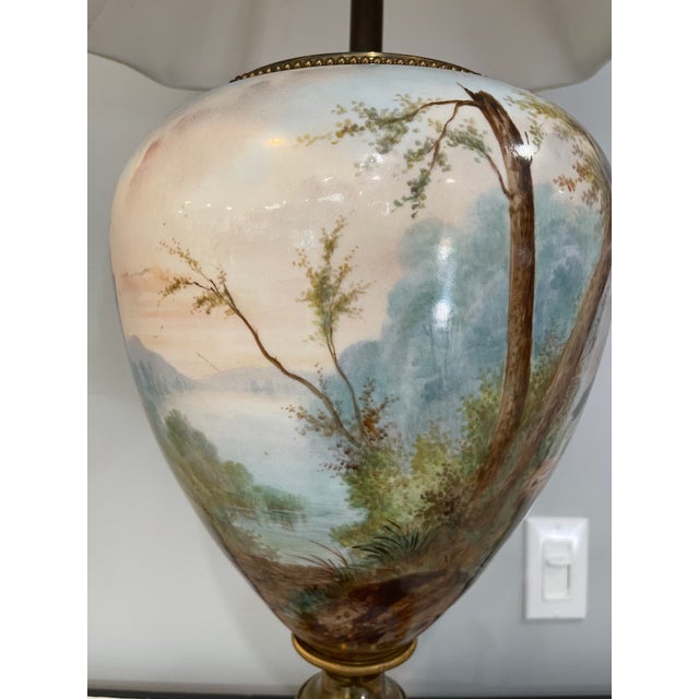 Ceramic 19th Century Sèvres-Style Porcelain Vase Lamp With Napoleonic Scene For Sale - Image 7 of 16