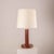 Hermès French Art Deco Bordeaux Leather Table Lamp by Paul Dupre-Lafon for Hermès, 1940s For Sale - Image 4 of 18