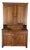 Late 19th Century Rare Primitive Antique American Farmhouse Oak Dry Sink Stepback Hutch Cupboard For Sale