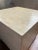 Motivated Seller: 1980s Postmodern Beige Cube Table on Chrome Feet For Sale - Image 10 of 13