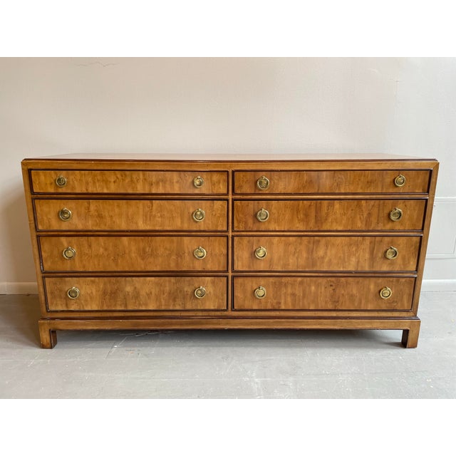 Wood 1980s Vintage Wooden Drexel Heritage Dresser For Sale - Image 7 of 10