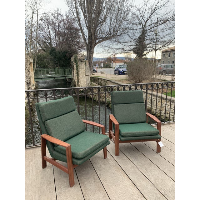 Set of Scandinavian Armchairs, 1960 For Sale - Image 10 of 10