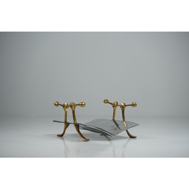 Object: Organic newspaper rack / firewood rack Designer: David Marshall (*1948) Origin: Spain Design period: 1980s...
