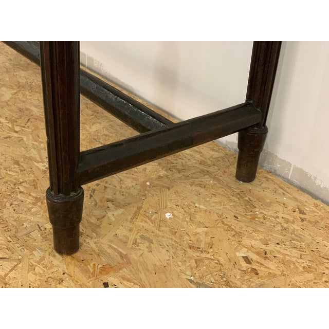 Brown 19th Century French Fold Over Mahogany Games or Tea Table For Sale - Image 8 of 12