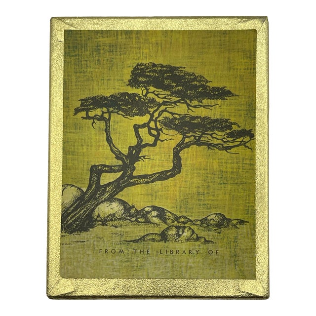 Vintage Seaside Tree Bookplates For Sale