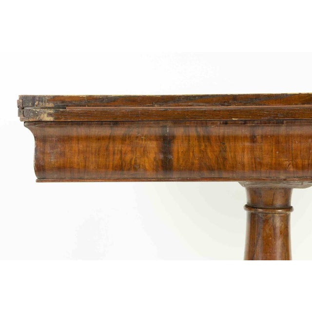 Vintage Italian Wood Game Table, 1950s For Sale - Image 4 of 13