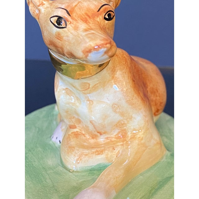 Chelsea House Ceramic Whippet Dog Figurines a Pair Chairish