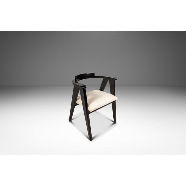 Introducing a freshly restored set of "Compass" chairs crafted in the 1950's in the manner of Alan Gould's iconic...