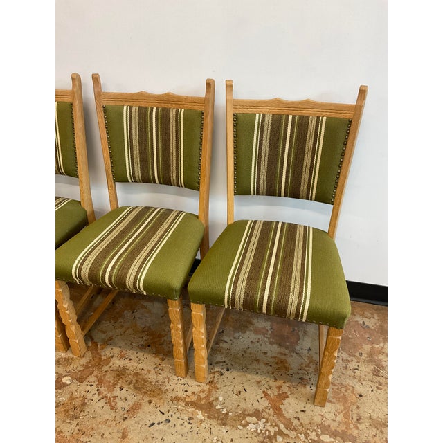 Set of (6) Henning Kjaernulf Style Danish Oak Dining Chairs, C. 1970s For Sale - Image 13 of 17