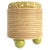 Disco Pouf in Tinted Rattan and HR Foam by Popus Editions For Sale - Image 8 of 8