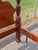 Vintage Statton Furniture Georgian Style Rice Carved Mahogany Queen Size Poster Bedframe For Sale - Image 9 of 12