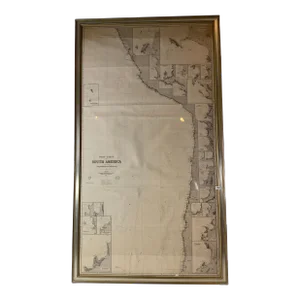 Chart of West Coast of South America by James Imray and Son
