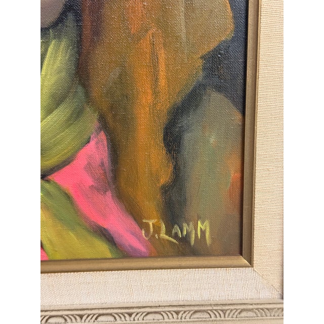 J. Lamm Portrait Oil Painting, Framed For Sale In San Francisco - Image 6 of 12