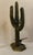 Mid 20th Century Mid 20th Century Brass Saguaro Cactus and Roadrunner Statue For Sale - Image 5 of 9