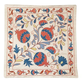 20"x20" 100% Silk Cushion Cover. Embroidered Lace Pillow. New Toss Pillow For Sale