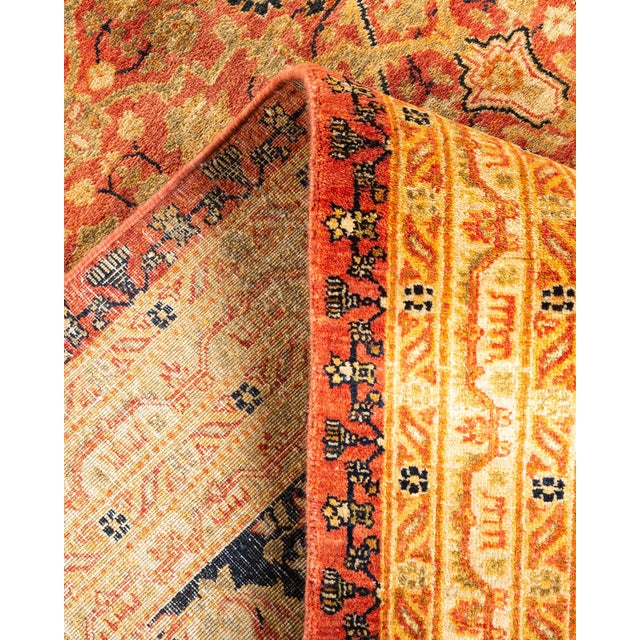 Mogul, One-of-a-Kind Hand-Knotted Area Rug - Orange, 12' 3" x 17' 1" For Sale In New York - Image 6 of 8