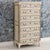 French Provincial 18th C. French Painted Tall Chest of Drawers With Original Marble Top For Sale - Image 3 of 16