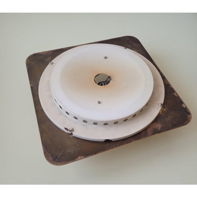 Brass and Glass Wall Lamp by Sergio Mazza, Italy, 1970s For Sale - Image 12 of 18