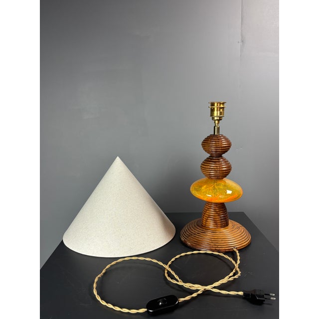 Mid-Century Modern Adjustable Table Lamp with Glass Sphere, 1970s For Sale - Image 17 of 18