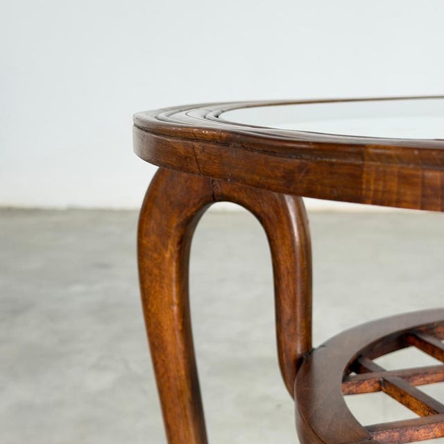 Round Coffee Table by Paolo Buffa for Arrighi Serafino, 1950s For Sale - Image 14 of 16