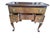 Vintage Hekman Queen Anne Walnut Burl Lowboy Dresser Chest Console Entry Table For Sale - Image 11 of 17