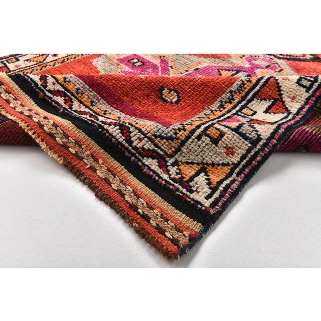 Vintage Handmade Runner Rug For Sale - Image 10 of 12