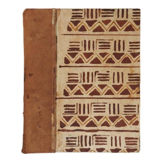 Vintage Hand Bound Collection Museum Primative Art Collection Book For Sale