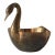 Vintage Brass Swan Dish For Sale