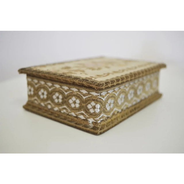 Venice Boxes in Fabric and Wood, 1970s, Set of 5 For Sale - Image 11 of 18